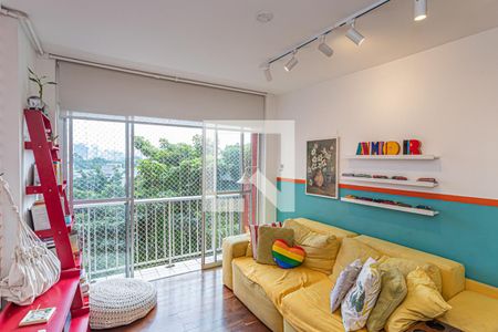 Sala estar de apartamento à venda com 4 quartos, 95m² em Jardim das Laranjeiras, São Paulo
