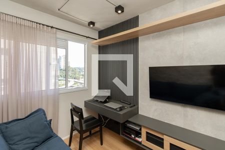 Sala de apartamento à venda com 1 quarto, 28m² em Jardim Caravelas, São Paulo