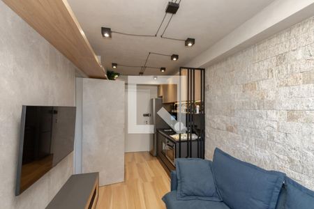 Sala de apartamento à venda com 1 quarto, 28m² em Jardim Caravelas, São Paulo