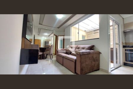 Sala de apartamento para alugar com 2 quartos, 61m² em Vila Marina, Santo André