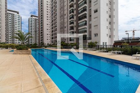 Área comum - Piscina de apartamento para alugar com 3 quartos, 88m² em Campestre, Santo André