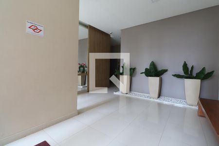 Hall social de apartamento para alugar com 3 quartos, 88m² em Campestre, Santo André