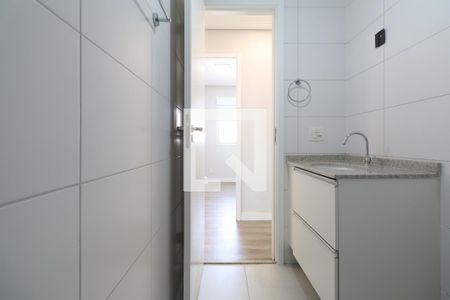 Banheiro de apartamento para alugar com 3 quartos, 88m² em Campestre, Santo André