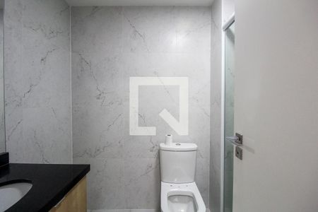 Banheiro de kitnet/studio para alugar com 1 quarto, 26m² em Jardim Independência (são Paulo), São Paulo