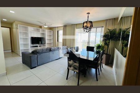 Sala de apartamento para alugar com 3 quartos, 108m² em Jardim Goiás, Goiânia