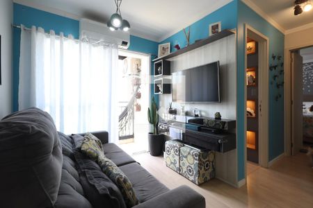 Sala de apartamento à venda com 2 quartos, 55m² em Jardim Jamaica, Santo André