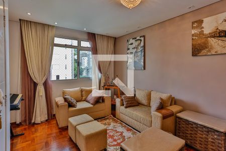 Sala de apartamento à venda com 3 quartos, 90m² em Anchieta, Belo Horizonte