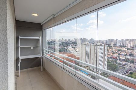 Varanda da Sala de apartamento para alugar com 1 quarto, 43m² em Tatuapé, São Paulo