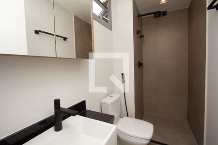Studio para alugar com 29m², 1 quarto e sem vaga Studio para alugar com 29m², 1 quarto e sem vagaBanheiro