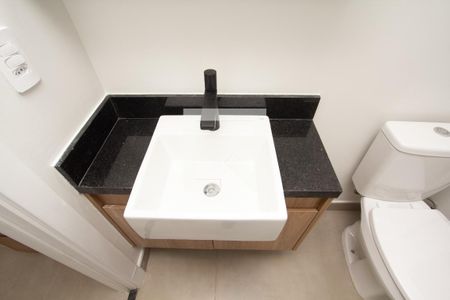 Studio para alugar com 29m², 1 quarto e sem vaga Studio para alugar com 29m², 1 quarto e sem vagaBanheiro