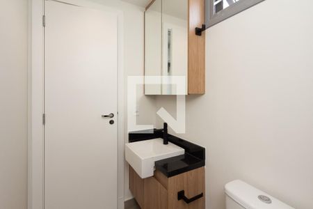 Studio para alugar com 29m², 1 quarto e sem vaga Studio para alugar com 29m², 1 quarto e sem vagaBanheiro