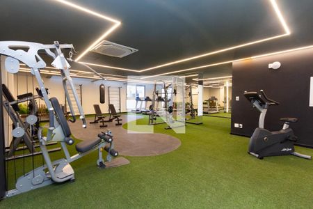 Studio para alugar com 29m², 1 quarto e sem vaga Studio para alugar com 29m², 1 quarto e sem vagaÁrea comum - Academia