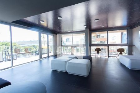 Studio para alugar com 29m², 1 quarto e sem vaga Studio para alugar com 29m², 1 quarto e sem vagaÁrea comum - Salão de festas