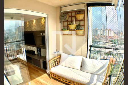 Varanda da Sala de apartamento à venda com 3 quartos, 84m² em Ipiranga, São Paulo