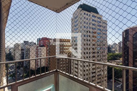 Varanda da Sala de apartamento para alugar com 3 quartos, 198m² em Consolação, São Paulo