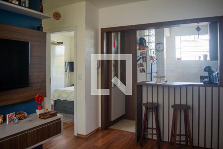 Sala de apartamento à venda com 1 quarto, 45m² em Santa Tereza, Porto Alegre