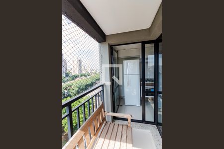 Varanda de apartamento à venda com 1 quarto, 44m² em Campestre, Santo André