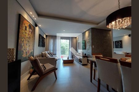 Sala de apartamento à venda com 3 quartos, 82m² em Parque Residencial Julia, São Paulo