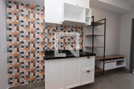 Sala/Cozinha de apartamento para alugar com 1 quarto, 28m² em Vila Independência, São Paulo