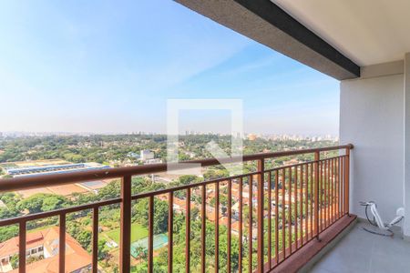 Varanda da Sala de apartamento para alugar com 2 quartos, 47m² em Santo Amaro, São Paulo