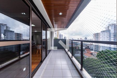 Varanda de apartamento à venda com 3 quartos, 200m² em Vila Gilda, Santo André
