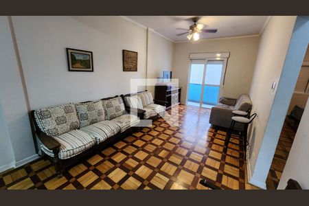 Sala de apartamento para alugar com 3 quartos, 97m² em José Menino, Santos