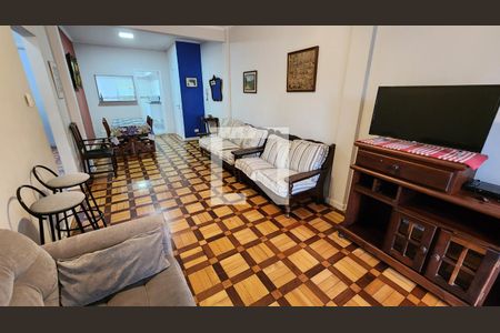 Sala de apartamento para alugar com 3 quartos, 97m² em José Menino, Santos