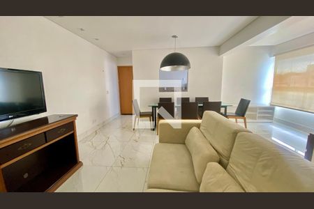 Sala de apartamento à venda com 3 quartos, 98m² em Nova Suíça, Belo Horizonte