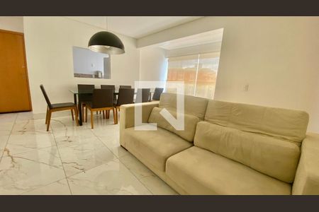 Sala de apartamento à venda com 3 quartos, 98m² em Nova Suíça, Belo Horizonte