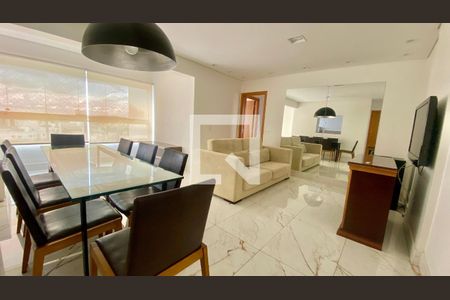 Sala de apartamento à venda com 3 quartos, 98m² em Nova Suíça, Belo Horizonte