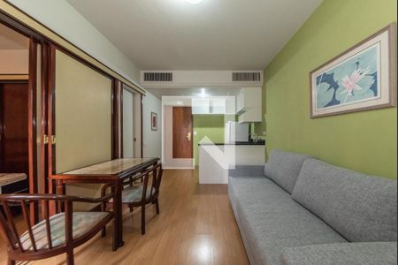 Sala de apartamento para alugar com 1 quarto, 32m² em Cidade Monções, São Paulo