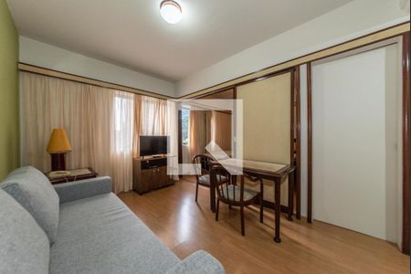 Sala de apartamento para alugar com 1 quarto, 32m² em Cidade Monções, São Paulo