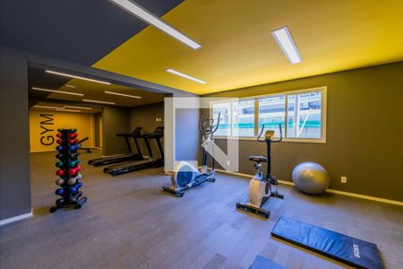 Apartamento para alugar com 29m², 1 quarto e sem vaga Apartamento para alugar com 29m², 1 quarto e sem vagaÁrea comum - Academia