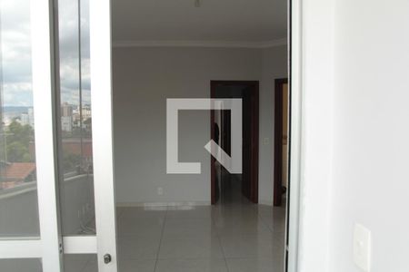 varanda da sala/cozinha de apartamento à venda com 3 quartos, 81m² em Nova Suíça, Belo Horizonte