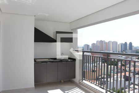 Varanda gourmet de apartamento à venda com 3 quartos, 82m² em Cidade Mãe do Céu, São Paulo