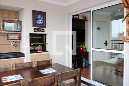 Varanda Gourmet de apartamento à venda com 3 quartos, 83m² em Santa Paula, São Caetano do Sul