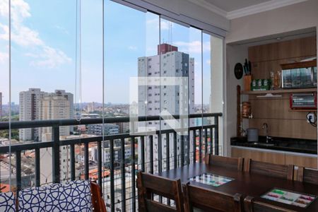Varanda Gourmet de apartamento à venda com 3 quartos, 83m² em Santa Paula, São Caetano do Sul