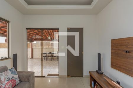 Sala de Estar de apartamento à venda com 3 quartos, 180m² em Castelo, Belo Horizonte