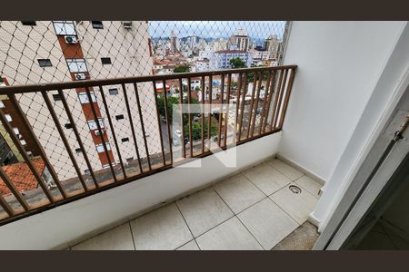 Varanda da Sala de apartamento para alugar com 3 quartos, 95m² em Embaré, Santos