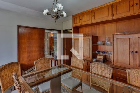 Sala de Jantar de casa à venda com 4 quartos, 477m² em Garças, Belo Horizonte
