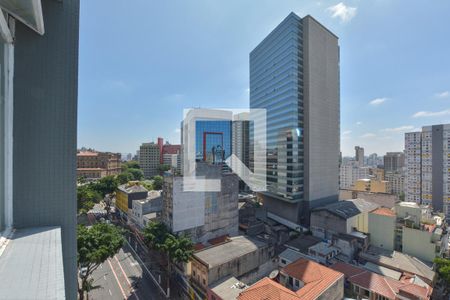 Vista do quarto de kitnet/studio à venda com 1 quarto, 34m² em Liberdade, São Paulo