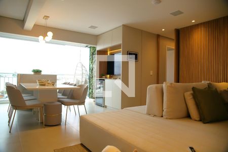 Sala/Living de apartamento à venda com 3 quartos, 84m² em Vila Gonçalves, São Bernardo do Campo