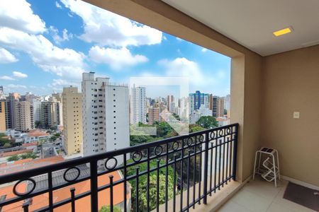 Varanda da Sala de apartamento para alugar com 1 quarto, 45m² em Cambuí, Campinas