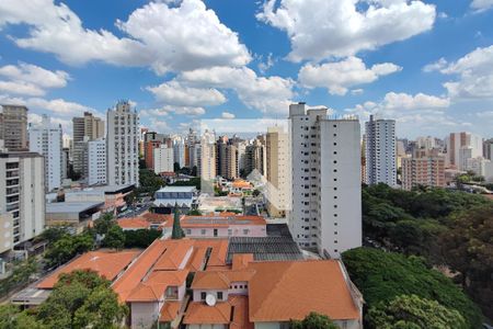 Vista Varanda da Sala de apartamento para alugar com 1 quarto, 45m² em Cambuí, Campinas