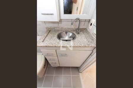 Apartamento para alugar com 50m², 2 quartos e 1 vagaDetalhe do banheiro