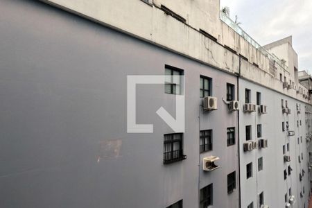 Vista da Sala de Estar e Jantar de apartamento para alugar com 1 quarto, 22m² em Aparecida, Santos