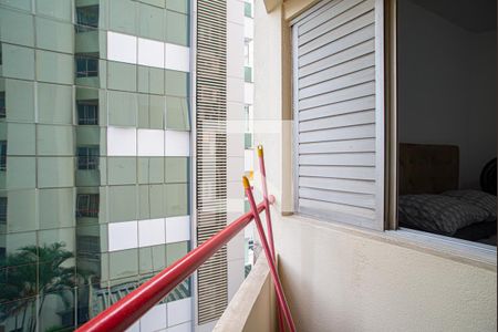 Varanda da Sala de apartamento à venda com 1 quarto, 38m² em Bela Vista, São Paulo