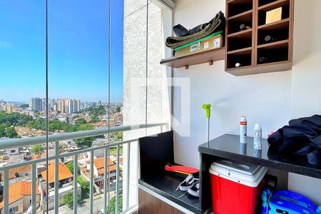 Varanda da Sala de apartamento à venda com 2 quartos, 57m² em Vila Trabalhista, Guarulhos