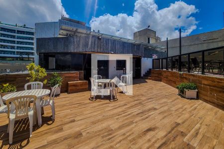 Apartamento para alugar com 35m², 1 quarto e 1 vagaRooftop