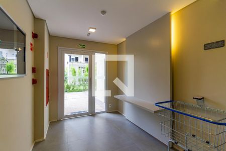 Apartamento para alugar com 28m², 1 quarto e sem vagaHall social